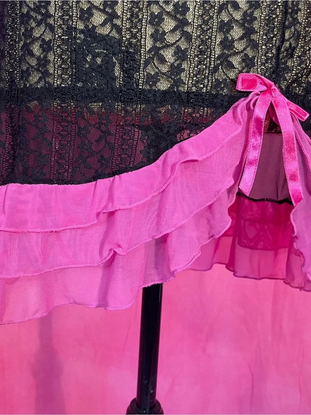 Y2K Native Intimates frilly lingerie dress 36C